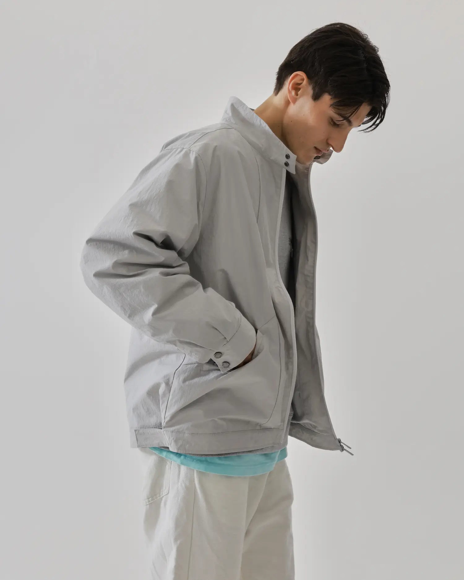 Men's Crew Jacket in Gray 07 #gray