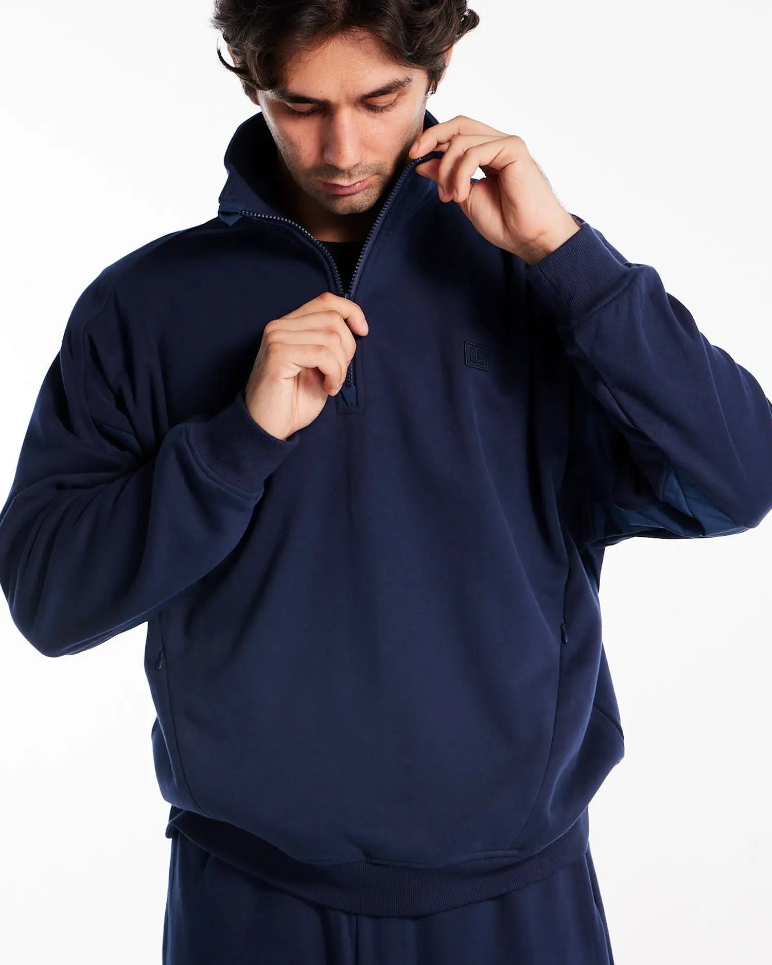 Halfzip Sweatshirt with Pockets