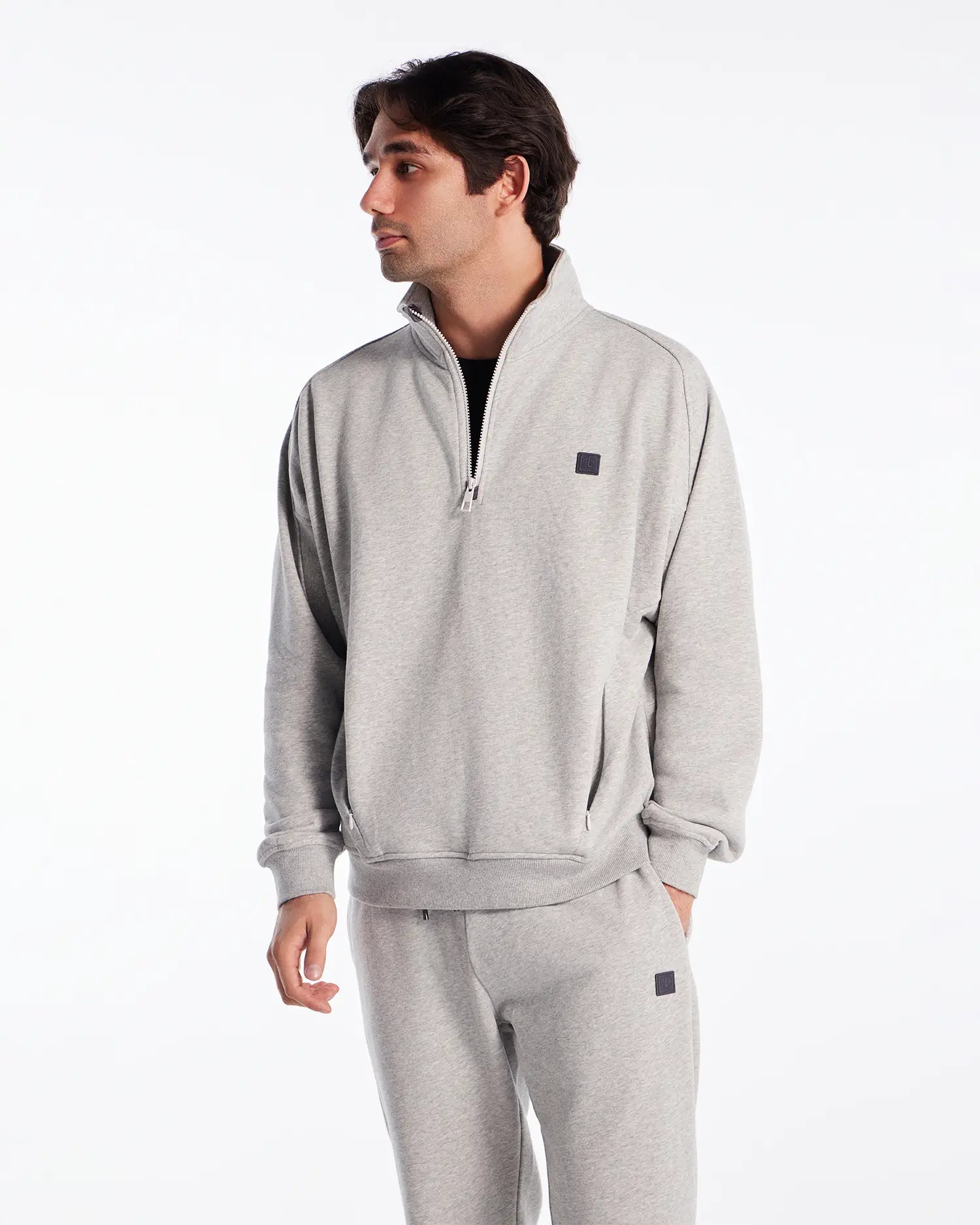 Halfzip Sweatshirt with Pockets