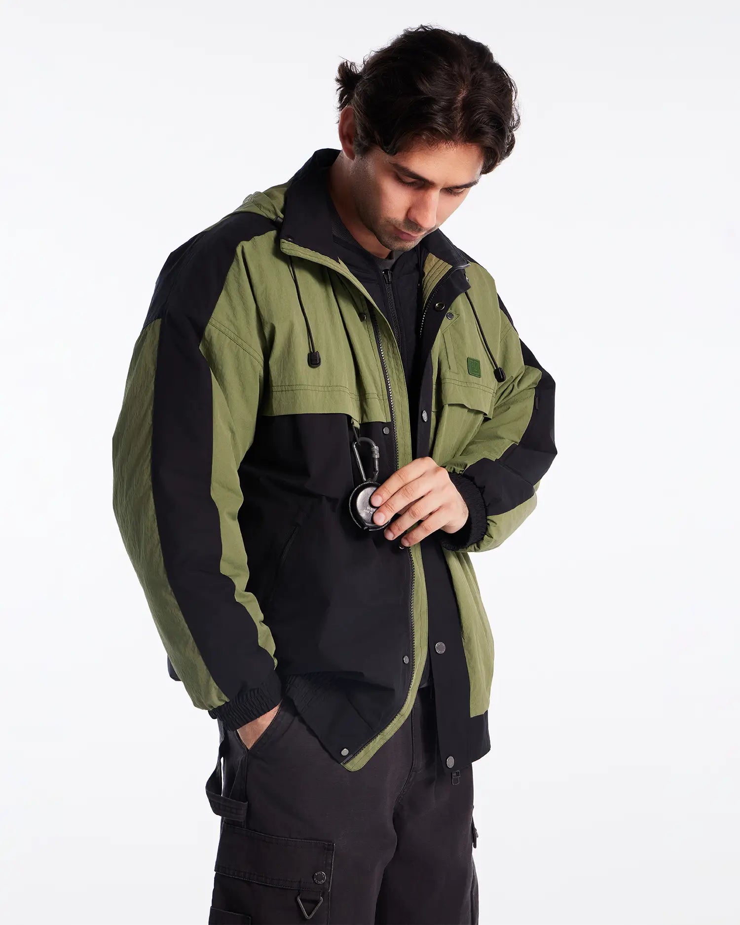 Ultrawarme, wattierte 2-in-1-Trainingsjacke für Herren 