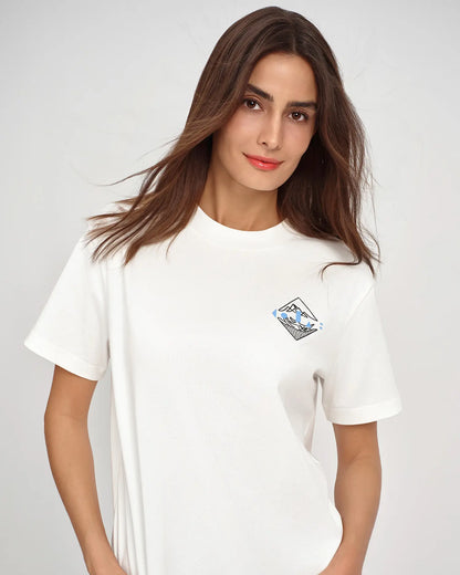 Women's Embroidered Crest Tee