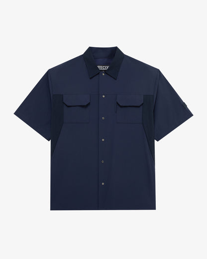 Men's Dynamic Short Sleeve Button-Up Shirt