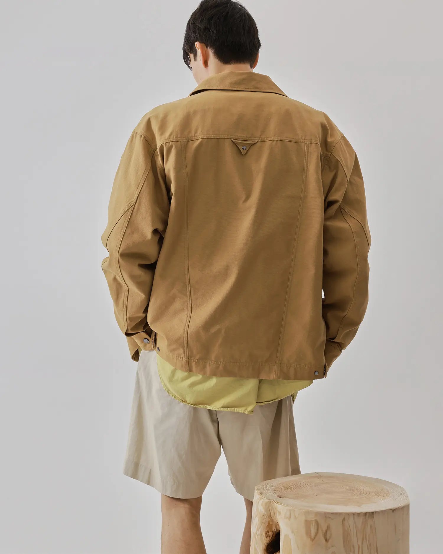 Men's Chore Jacket in Sand 06 #color_sand