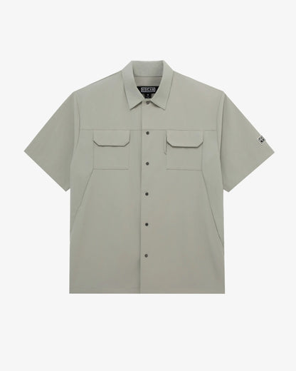 Men's Dynamic Short Sleeve Button-Up Shirt