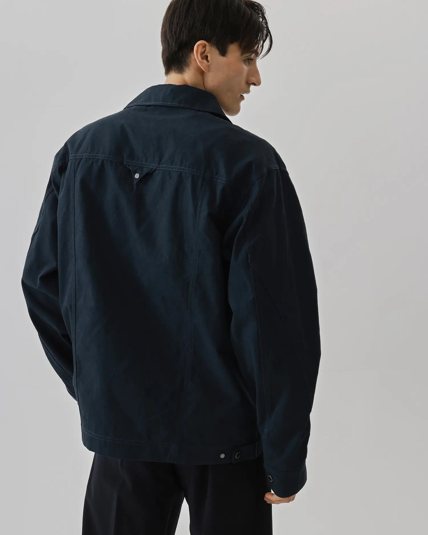 Men's Chore Jacket in Dark Blue 06 #dark-blue