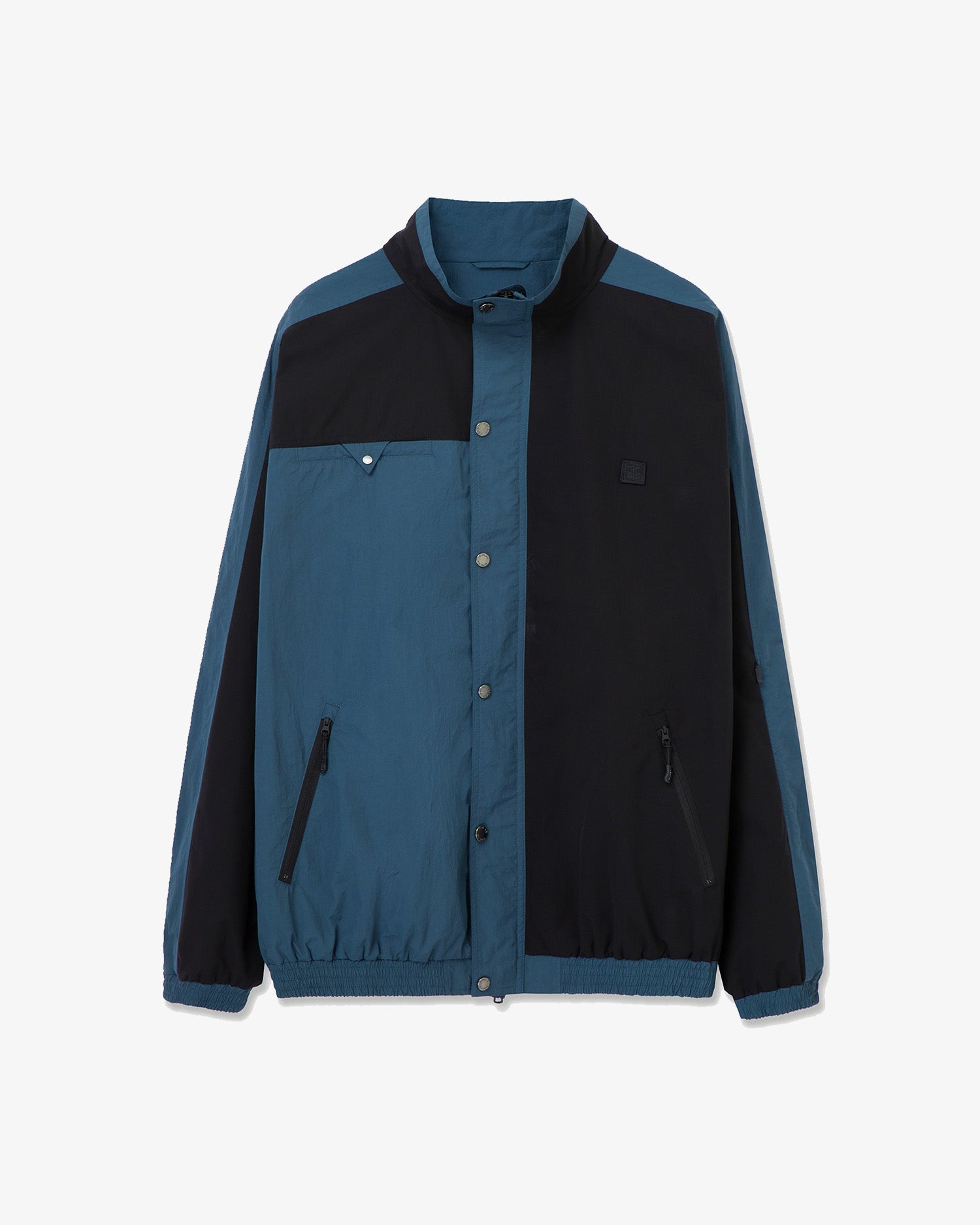 Shop Men's Track Jacket in Blue & Black | KOLAB