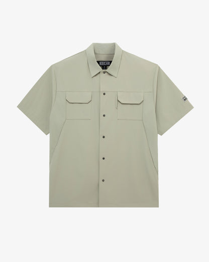 Men's Dynamic Short Sleeve Button-Up Shirt