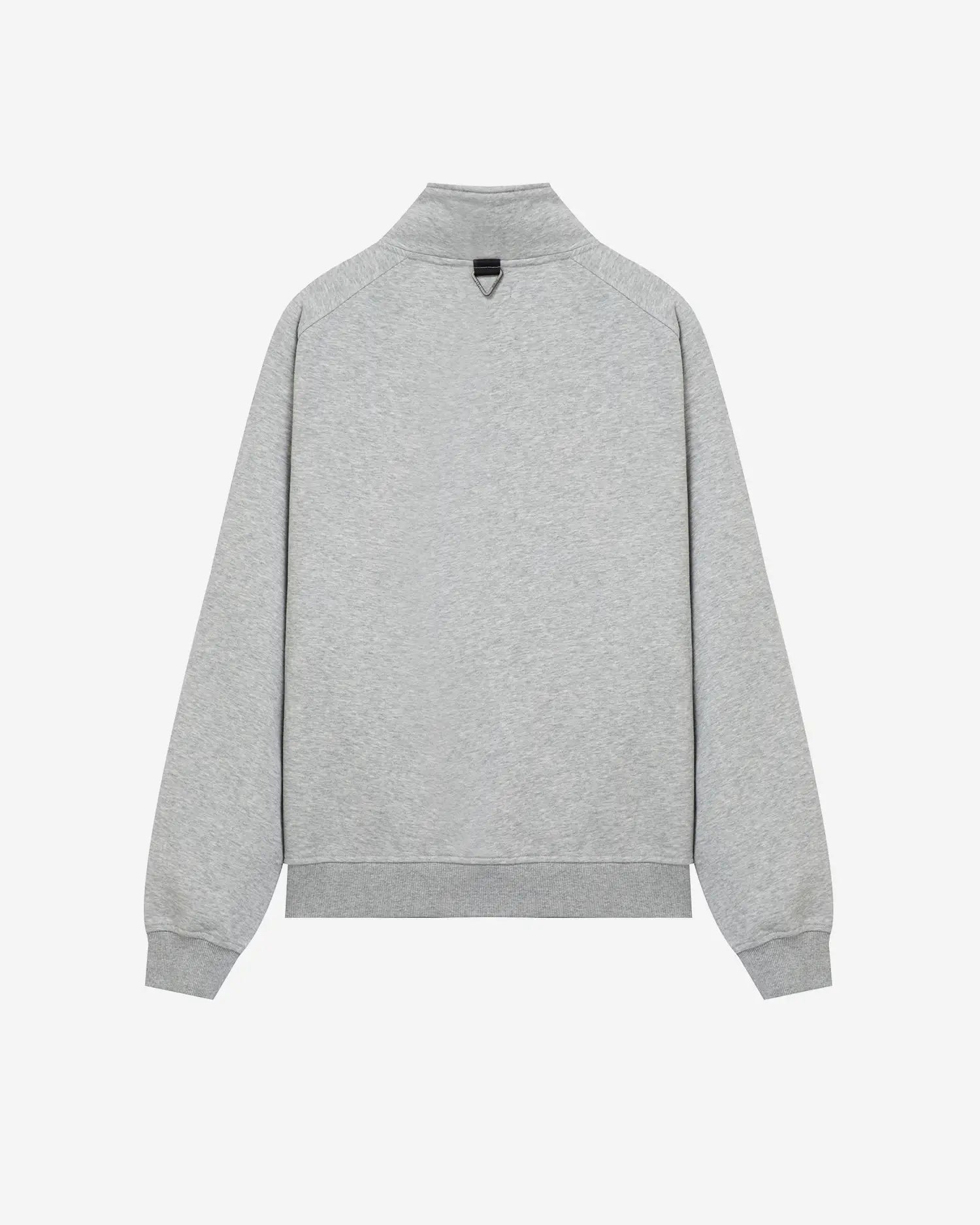 Sweatshirt mit halbem Reißverschluss und Taschen 