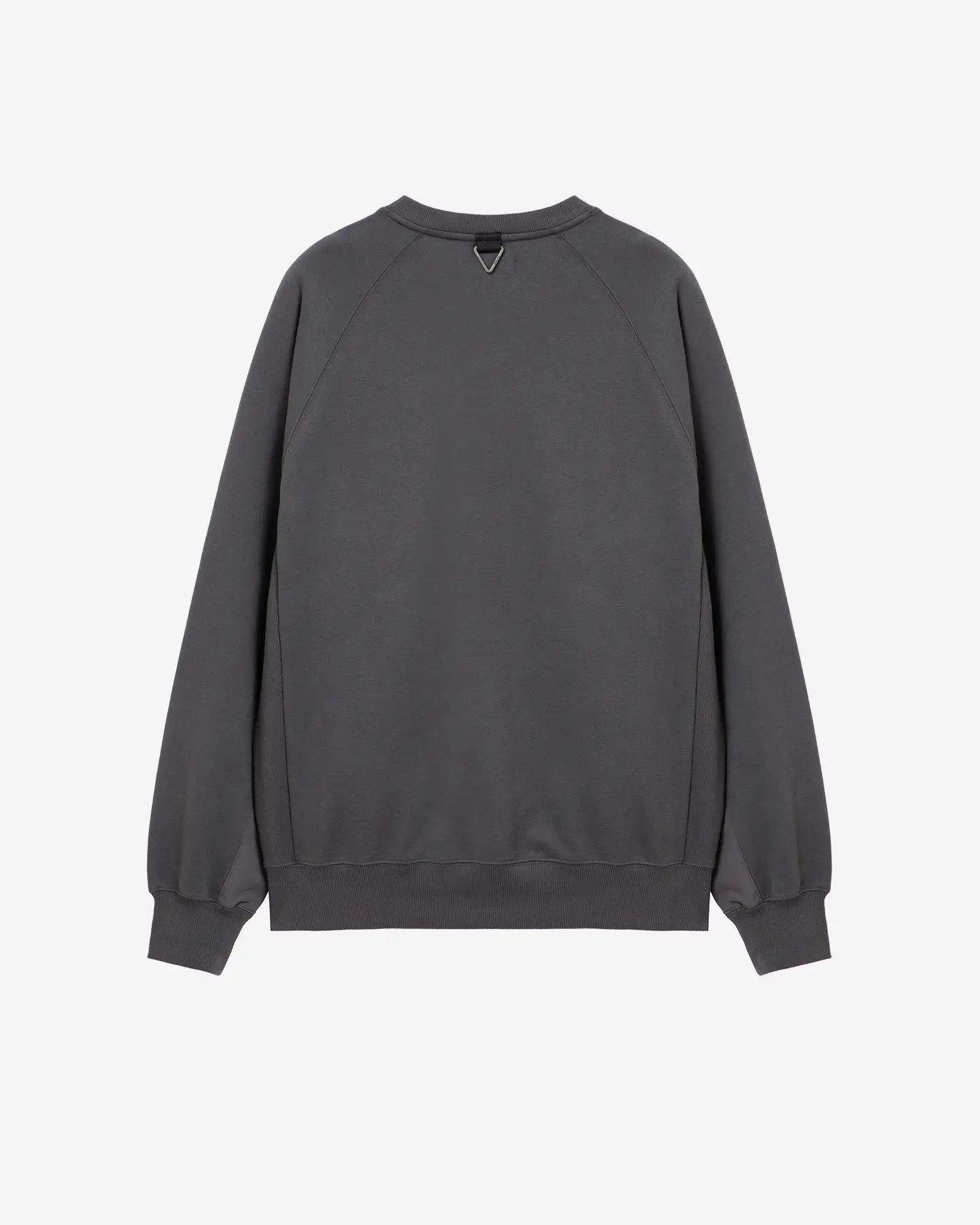 Mixed Fabric Crew Sweatshirt