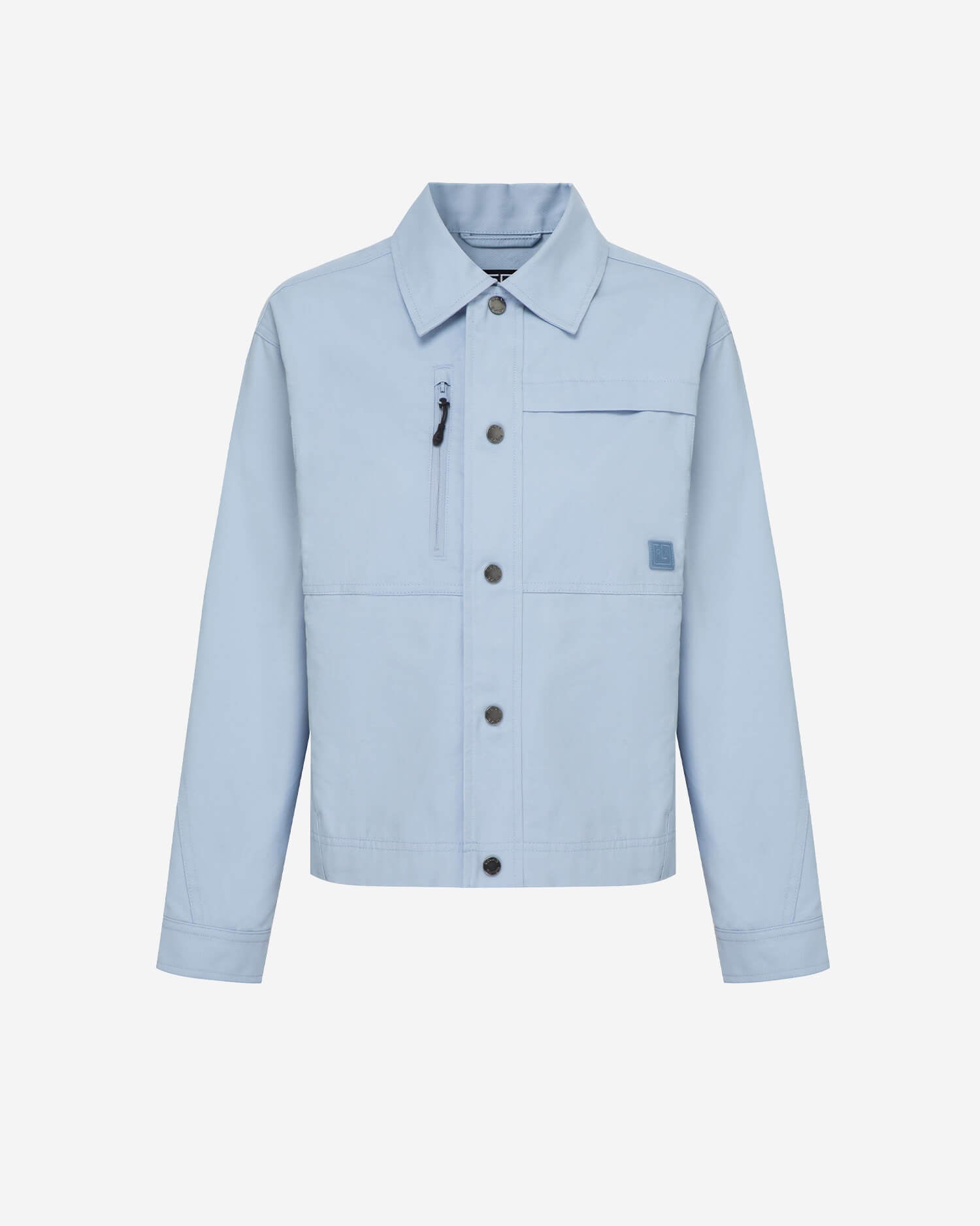 Women's Cropped Track Jacket in Light Blue 01 #light-blue