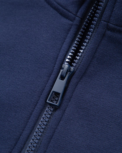 Sweatshirt mit halbem Reißverschluss und Taschen